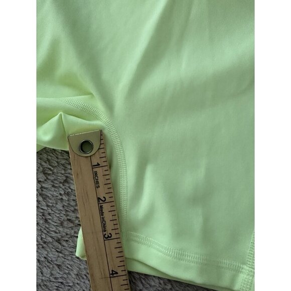 Nike Advantage Dri-FIT Tennis Shorts Women's Barely Volt/Black Elastic Waist New - Picture 6 of 16